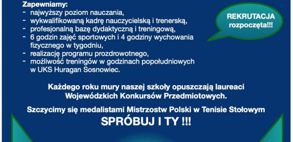 SP nr 6 otwiera klasę o profilu prozdrowotnym