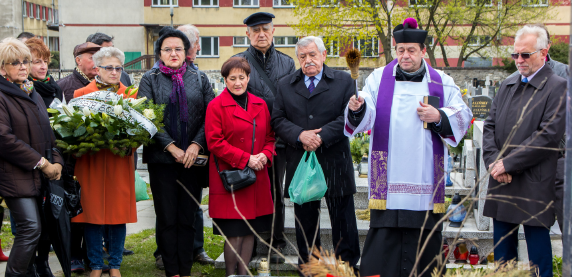 Poświęcono pomnik byłego dyrektora Teatru Zagłębia