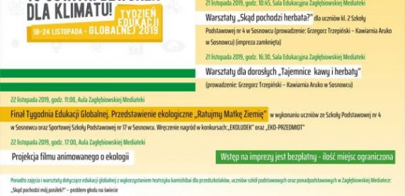 Tydzień Edukacji Globalnej w Bibliotece