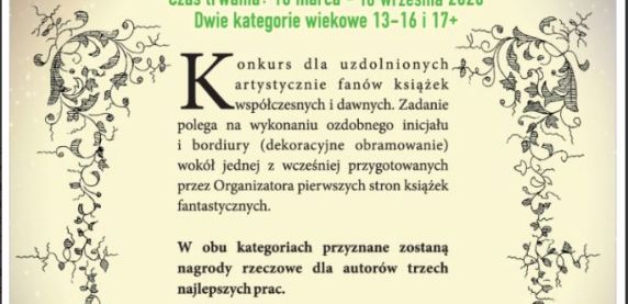 Weź udział w konkursie sosnowieckiej biblioteki