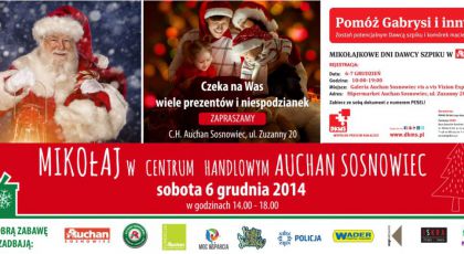 Pomóż Mikołajowi odzyskać prezenty! Mikołajki w CH Auchan