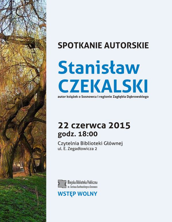 Spotkanie autorskie ze Stanisławem Czekalskim