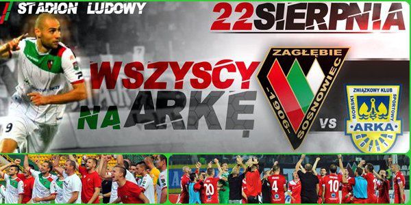 W sobotę Arka wpływa na Ludowy