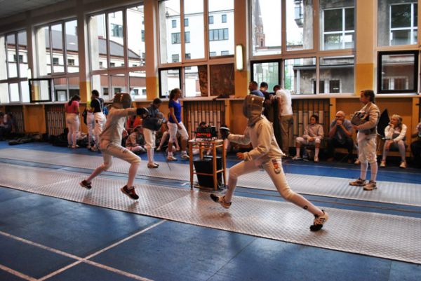 Pierwszy start i podium
