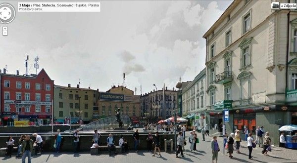 Sosnowiec w Google Street View