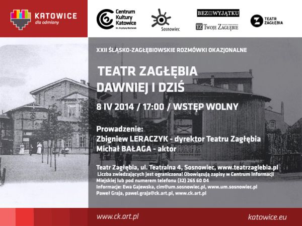 XXII Śląsko-zagłębiowskie rozmówki okazjonalne - „Teatr Zagłębia dawniej i dziś”
