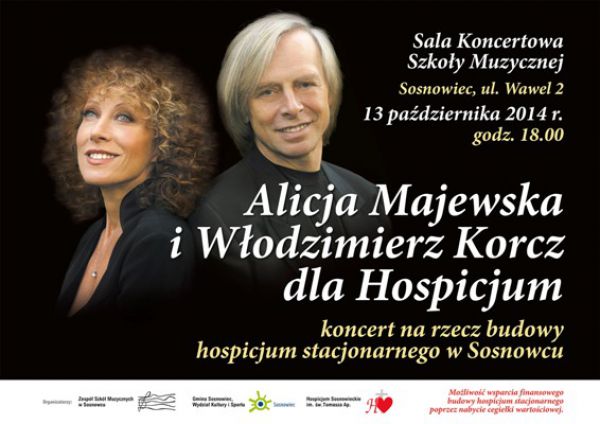 Koncert charytatywny Alicji Majewskiej i Włodzimierza Korcza